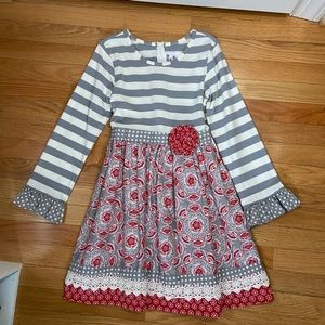 Girls Counting Daisies long sleeve dress size 12